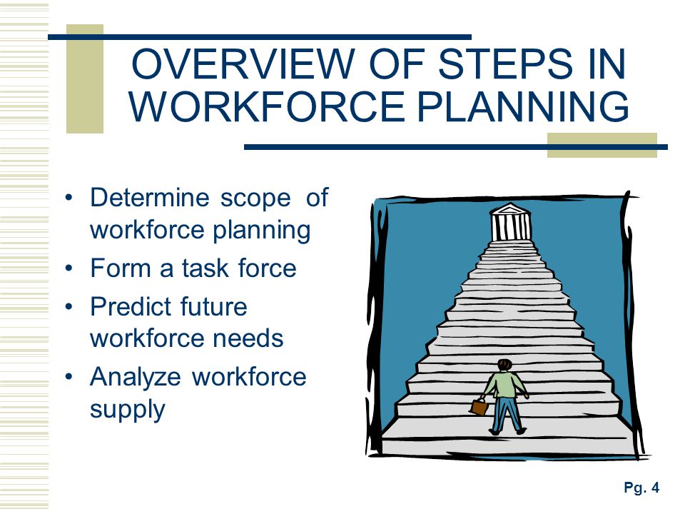 OVERVIEW OF STEPS IN WORKFORCE PLANNING