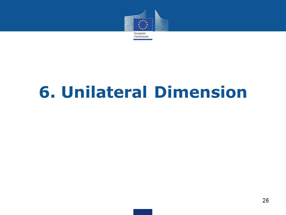 6. Unilateral Dimension