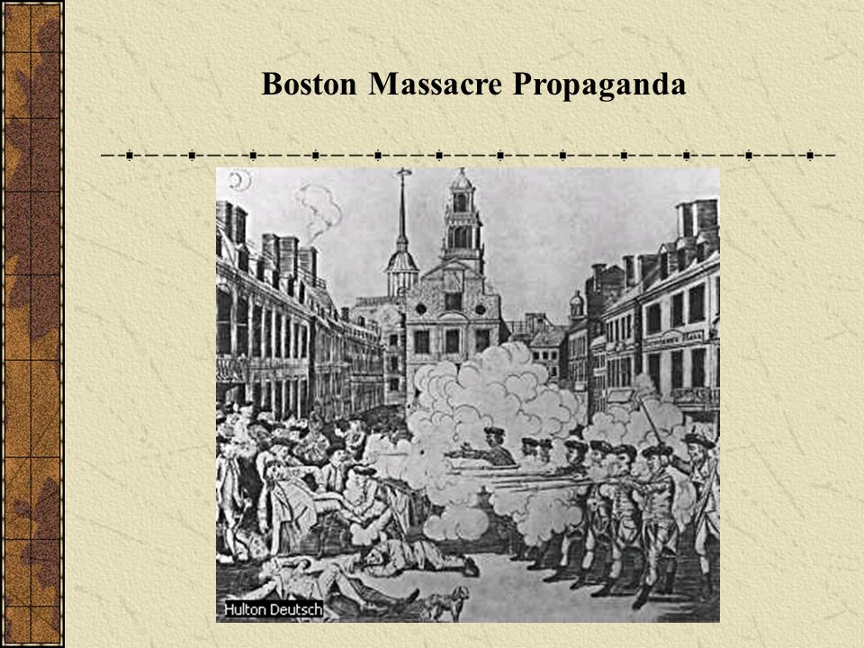 Boston Massacre Propaganda