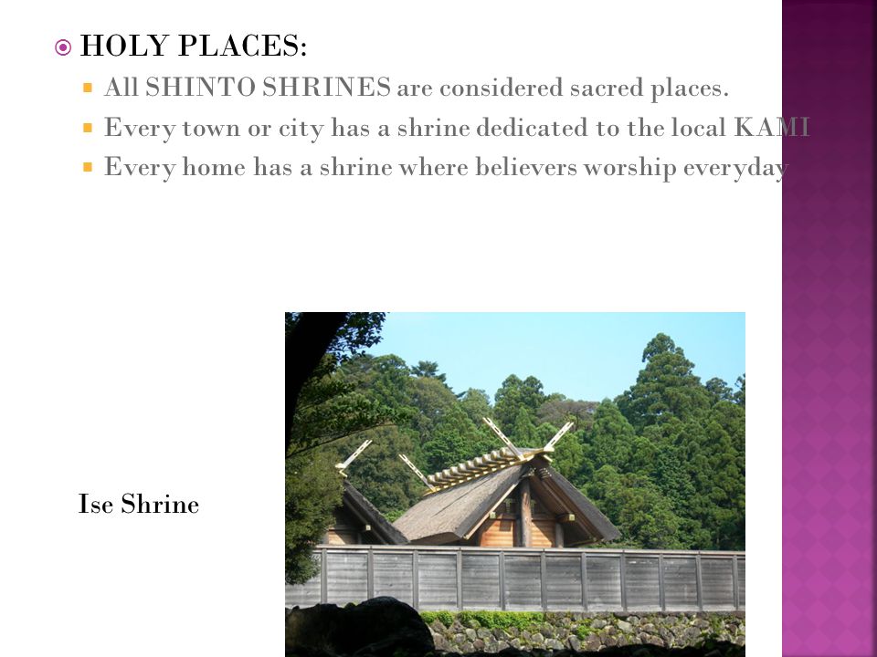 HOLY PLACES: Ise Shrine