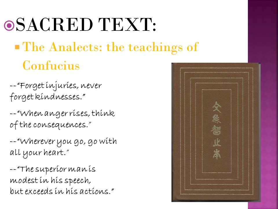 SACRED TEXT: The Analects: the teachings of Confucius