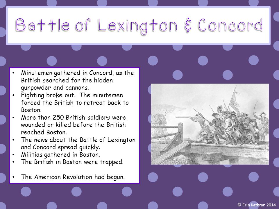 Battle of Lexington & Concord