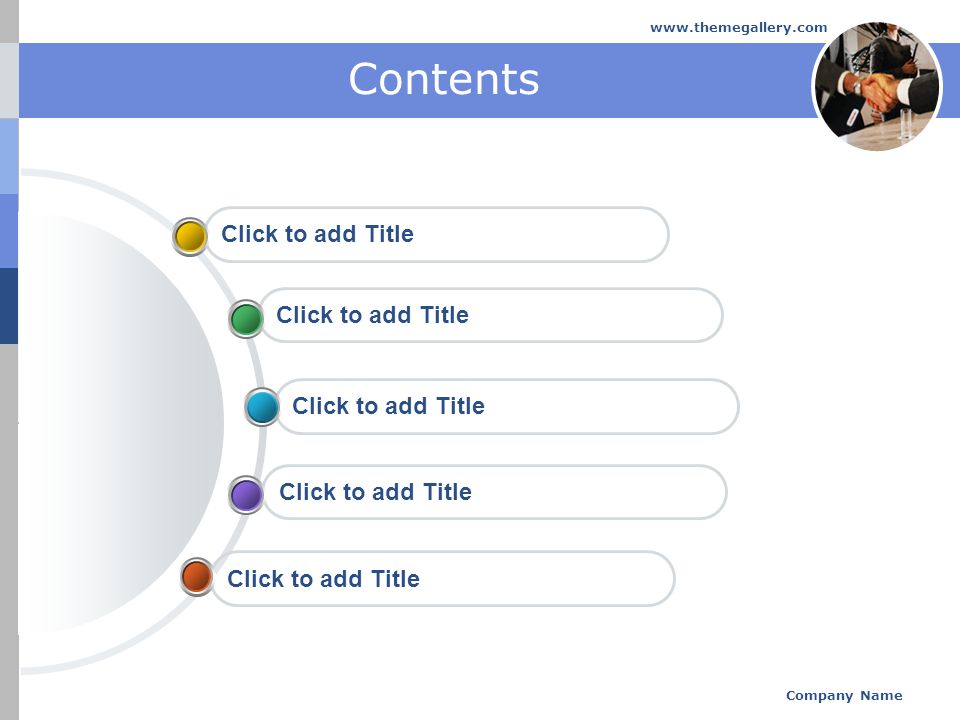 Contents Click to add Title Click to add Title Click to add Title