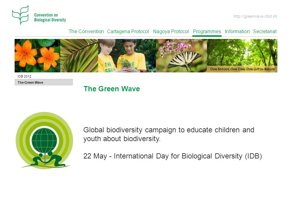 22 May - International Day for Biological Diversity (IDB)