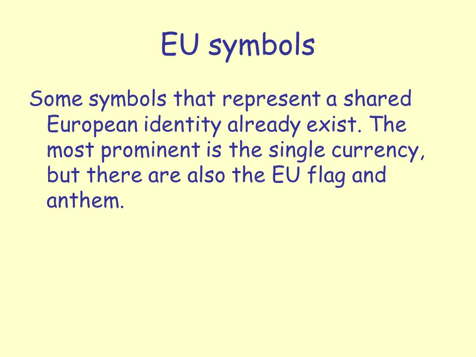 EU symbols