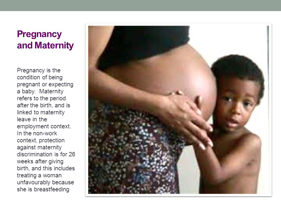Pregnancy and Maternity