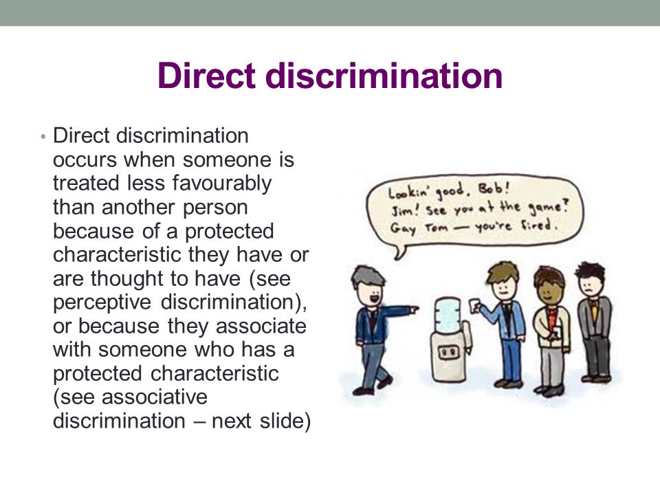 Direct discrimination