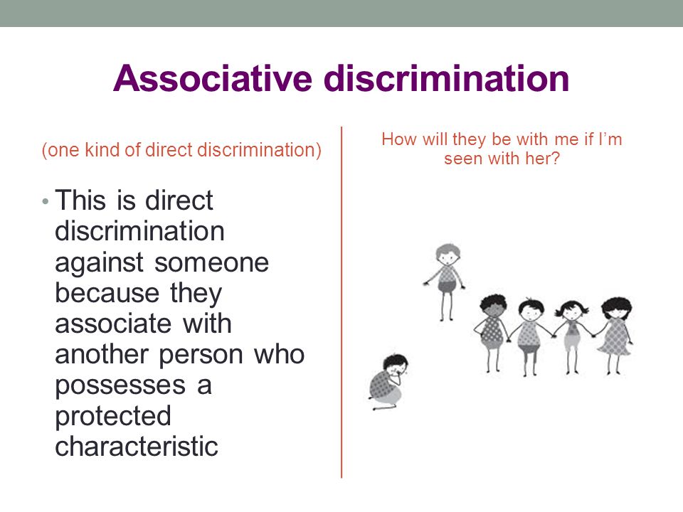 Associative discrimination
