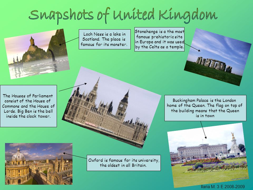 Snapshots of United Kingdom