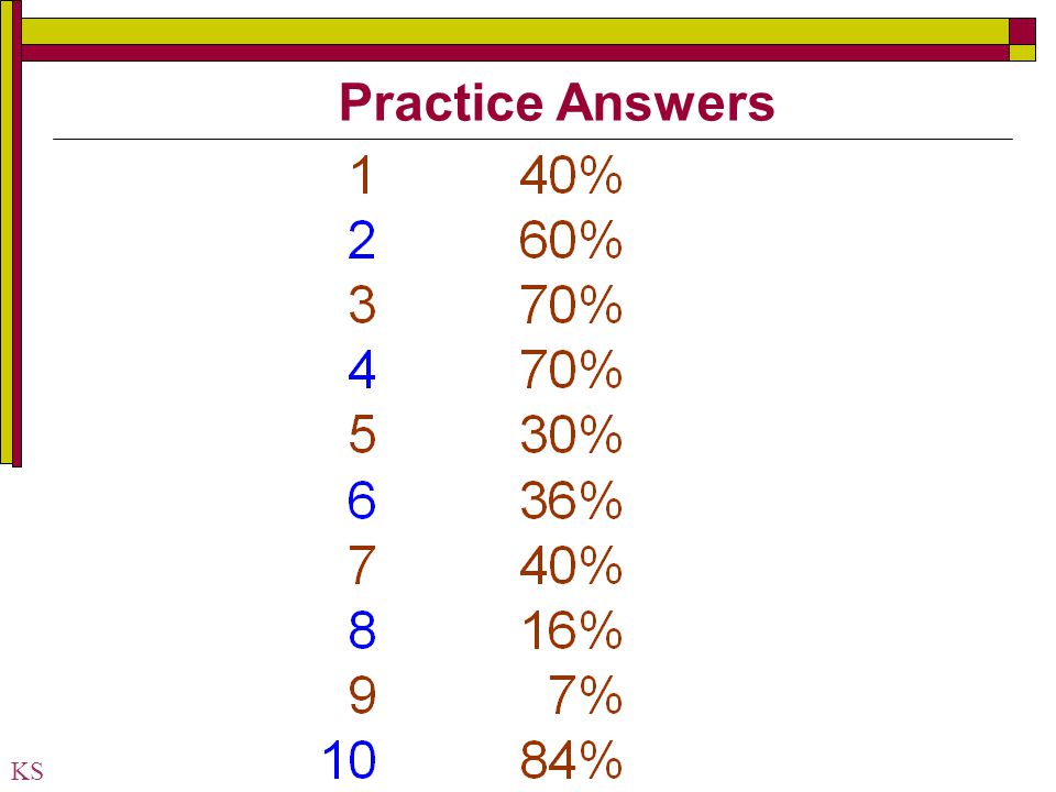 Practice Answers