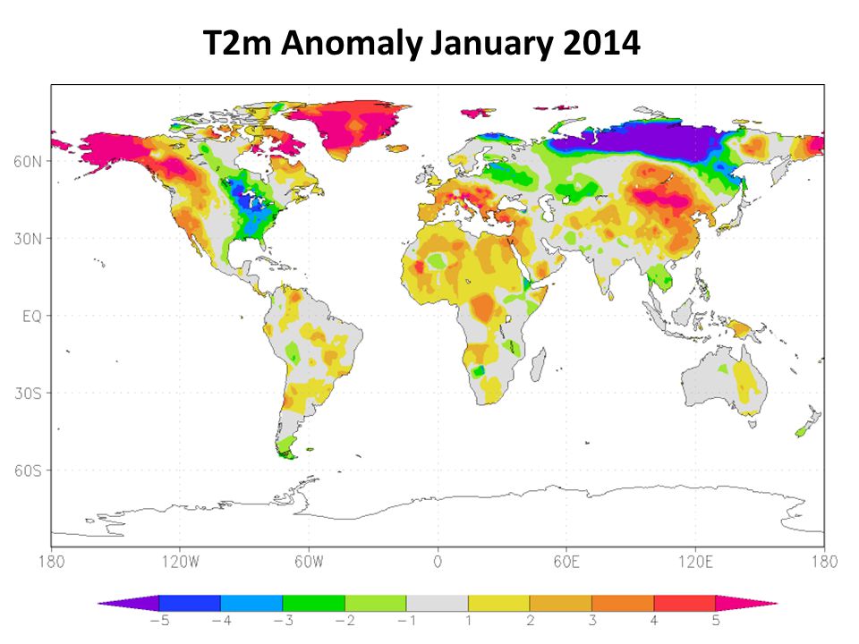 T2m Anomaly January 2014