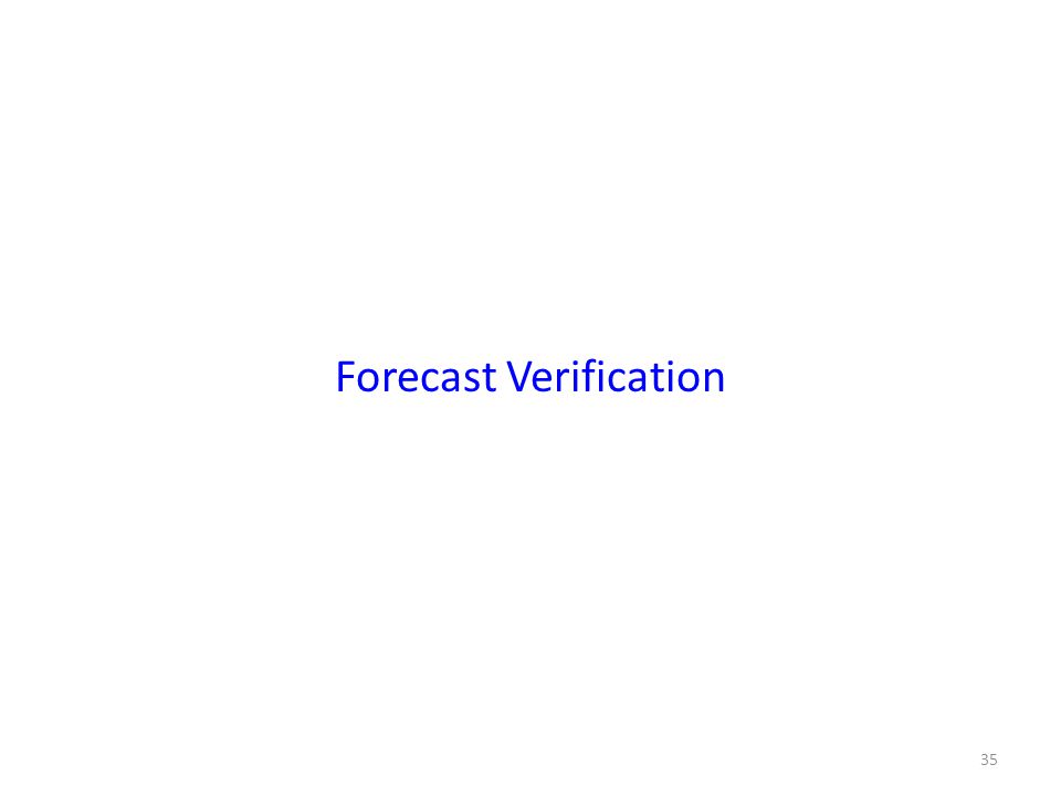 Forecast Verification