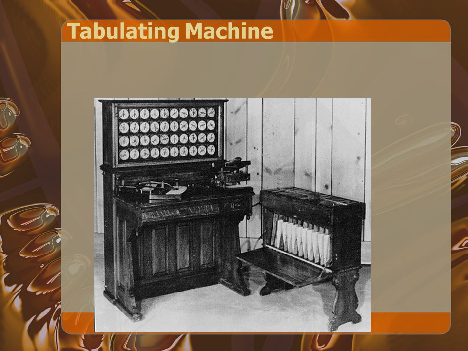 Tabulating Machine