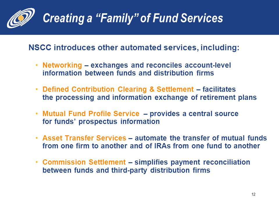 Creating a Family of Fund Services