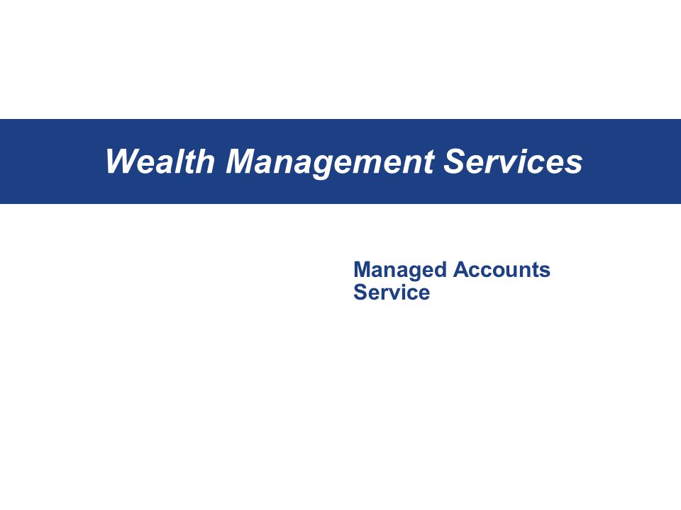 Wealth Management Services