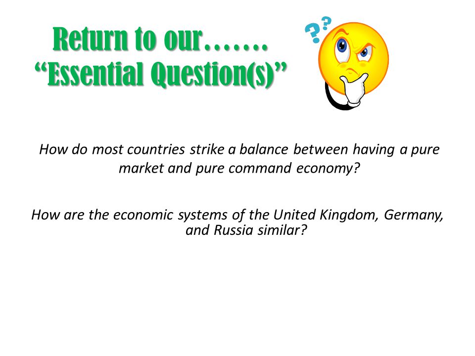 Return to our……. Essential Question(s)