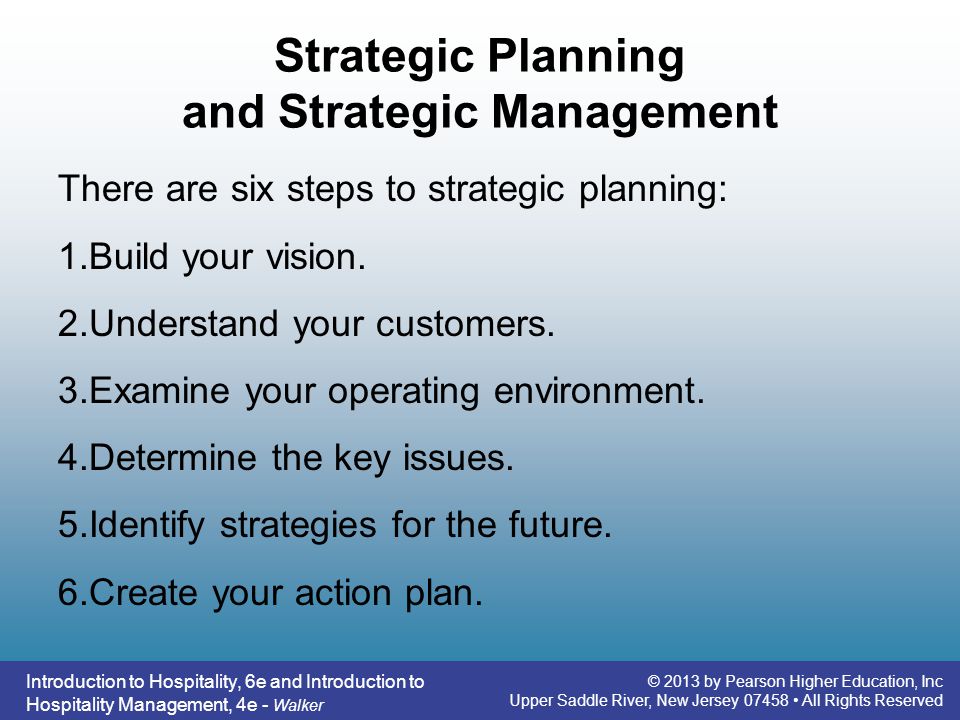 Strategic Planning and Strategic Management