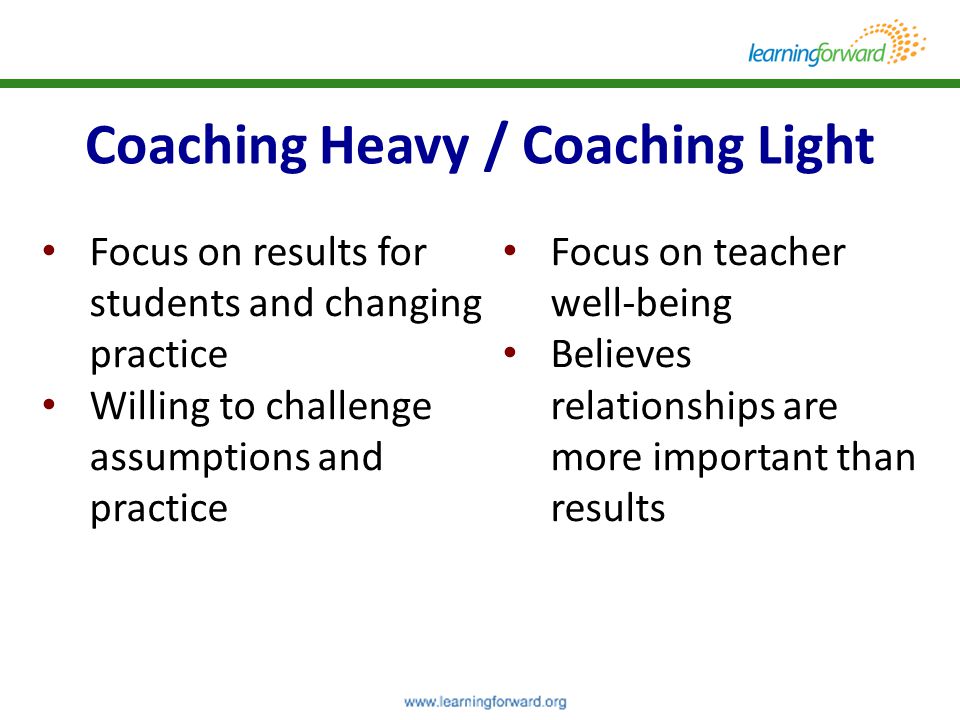 Coaching Heavy / Coaching Light
