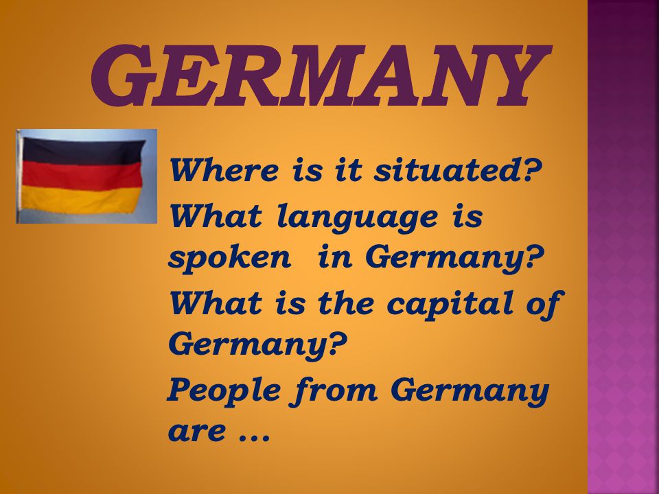 Germany What language is spoken in Germany