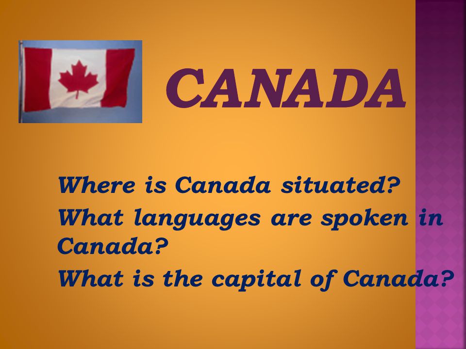 Canada What languages are spoken in Canada