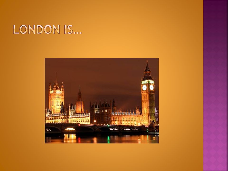 London is…