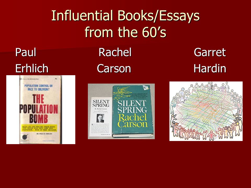 Influential Books/Essays from the 60’s
