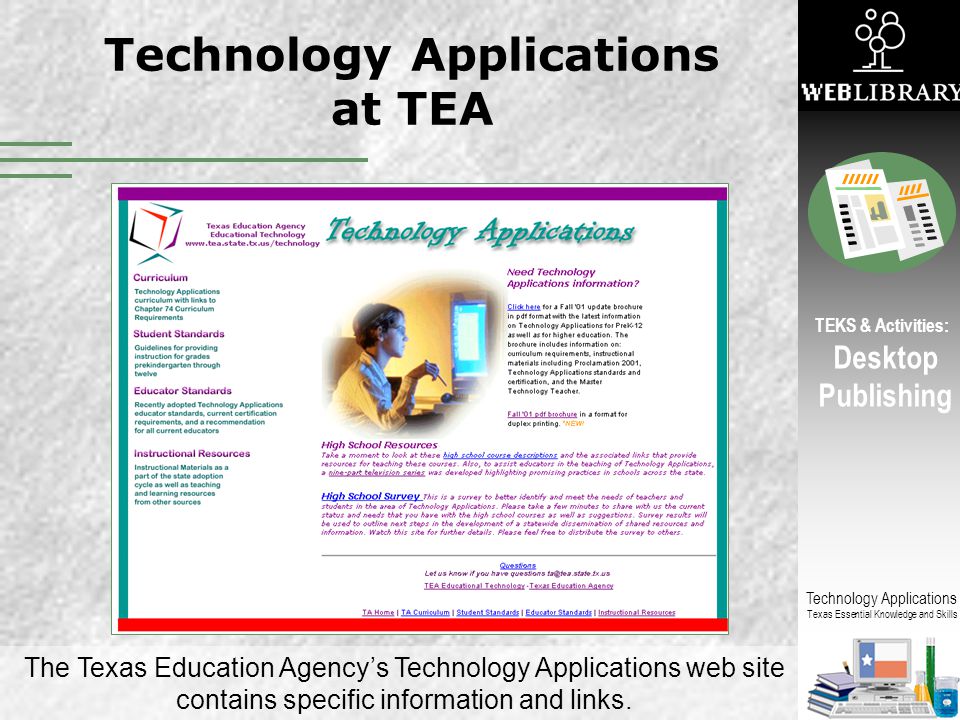 Technology Applications at TEA