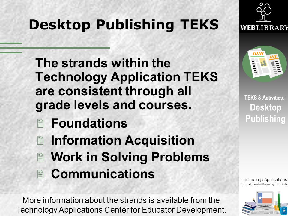 Desktop Publishing TEKS
