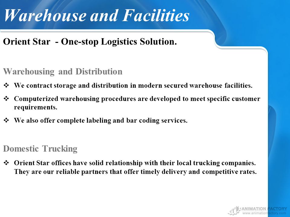 Warehouse and Facilities
