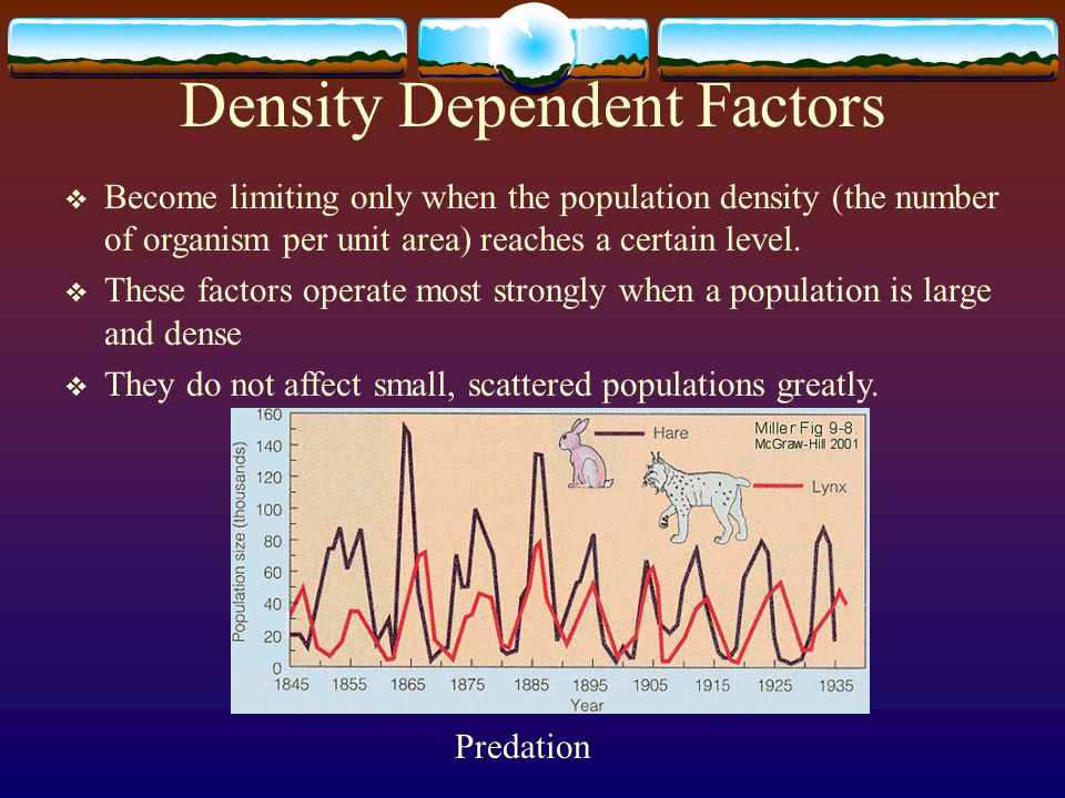 Density Dependent Factors