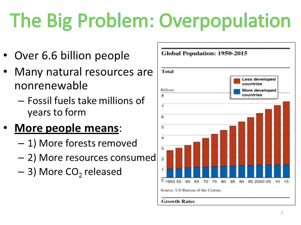 The Big Problem: Overpopulation