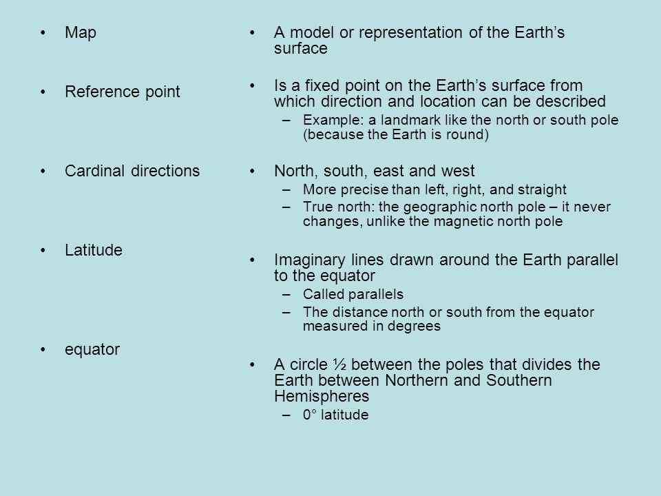 A model or representation of the Earth’s surface