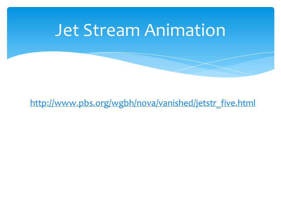 Jet Stream Animation