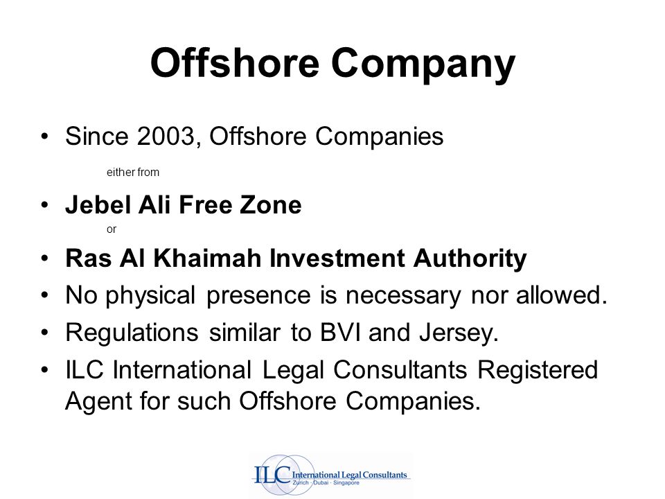 Offshore Company Since 2003, Offshore Companies either from
