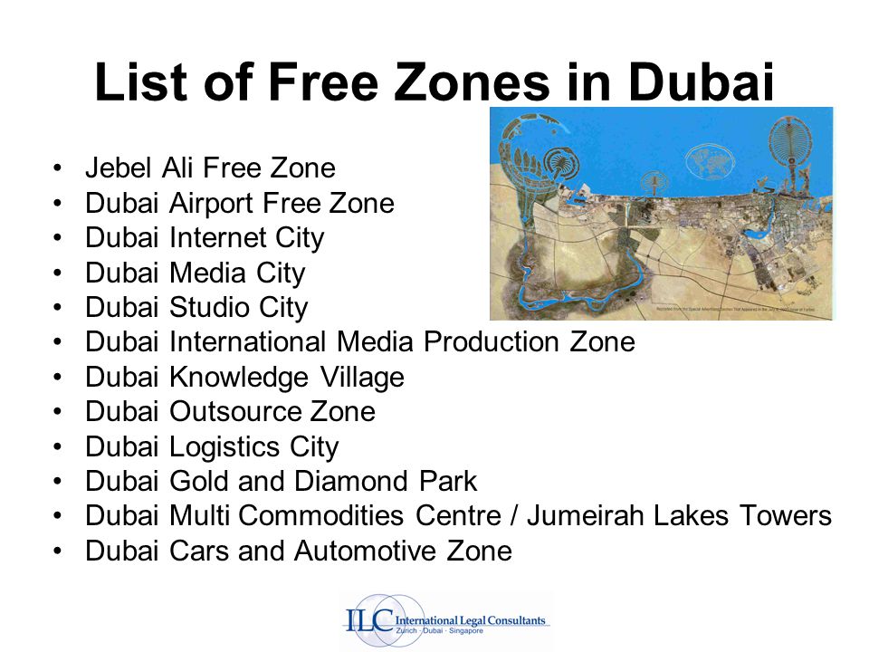 List of Free Zones in Dubai