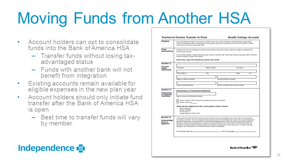 Moving Funds from Another HSA