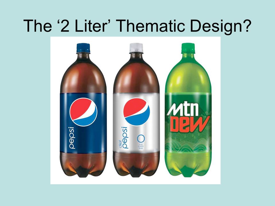 The ‘2 Liter’ Thematic Design