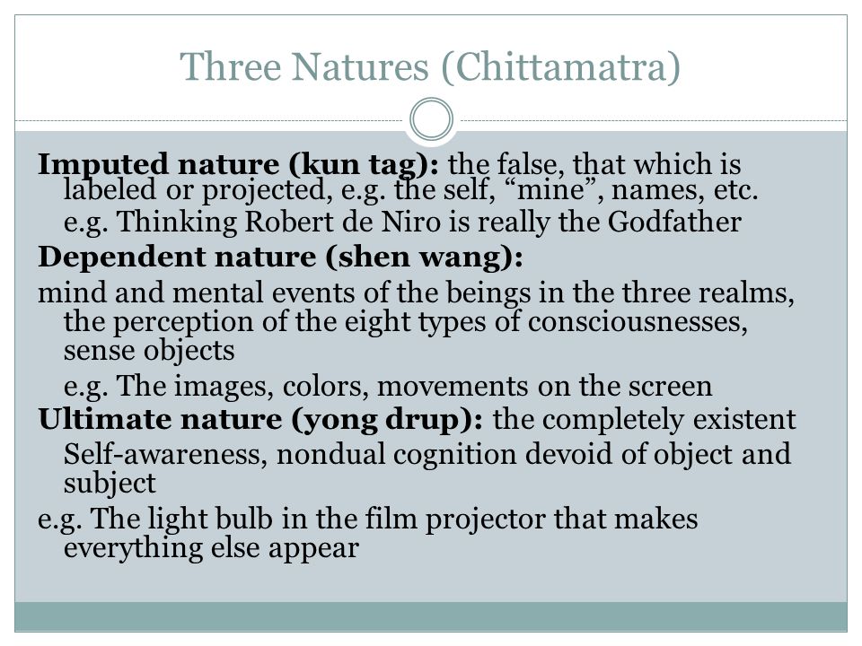 Three Natures (Chittamatra)