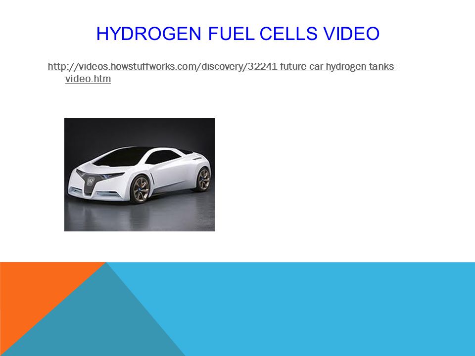 Hydrogen fuel cells VIDEO
