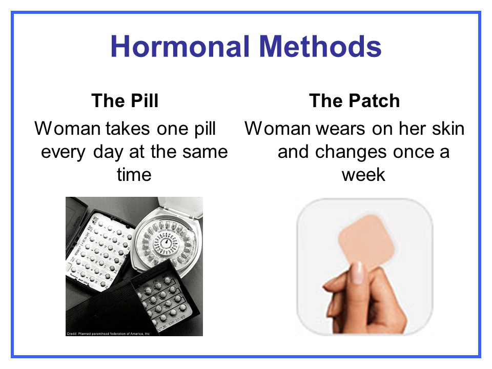 Hormonal Methods The Pill