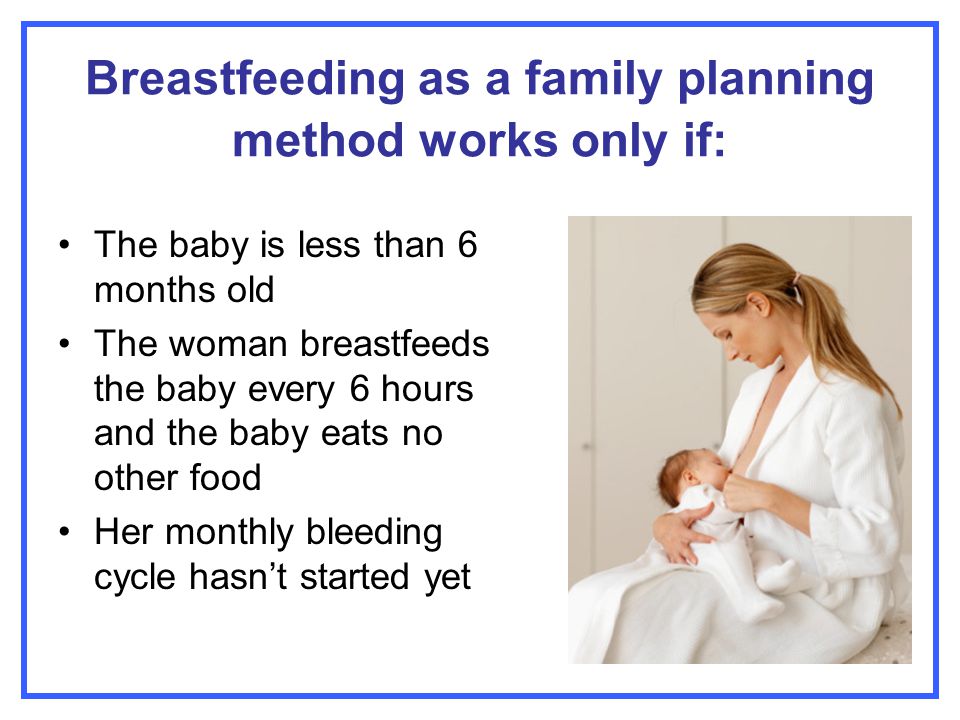 Breastfeeding as a family planning method works only if: