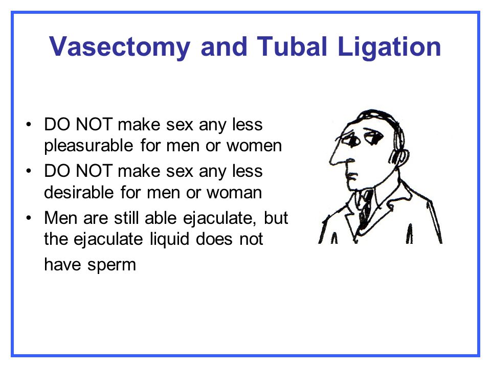 Vasectomy and Tubal Ligation