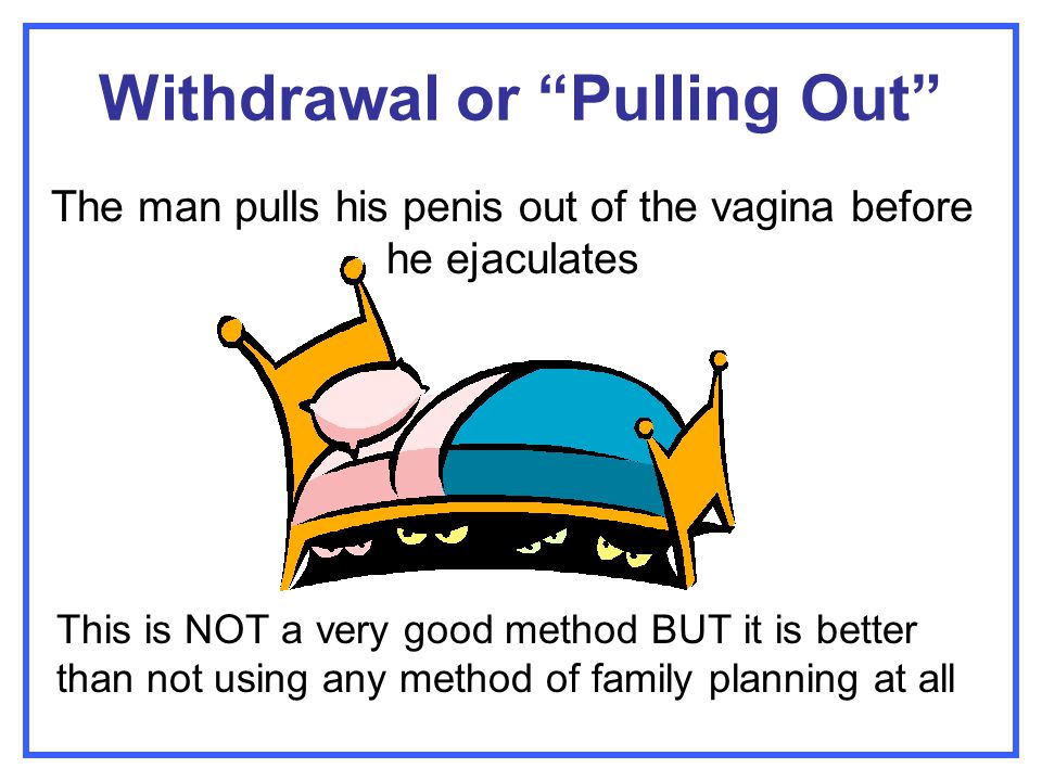 Withdrawal or Pulling Out