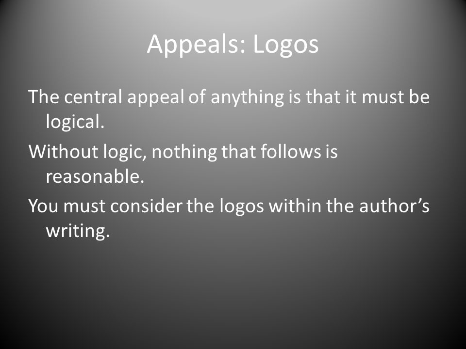 Appeals: Logos