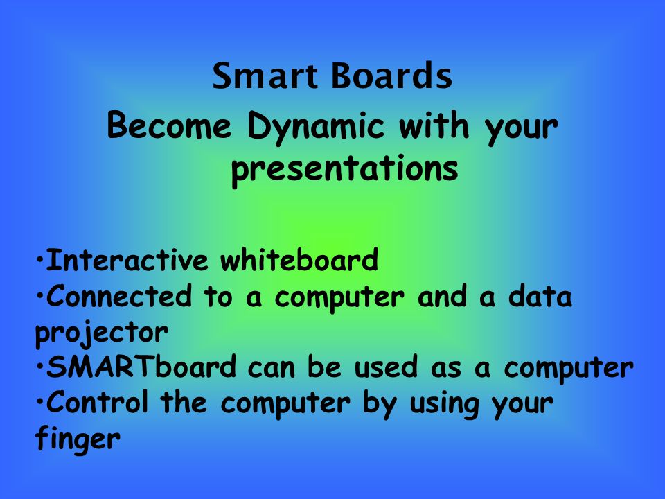 Become Dynamic with your presentations