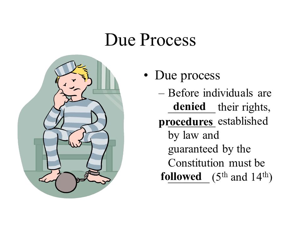 Due Process Due process