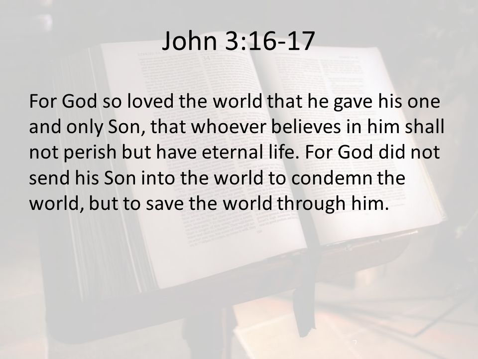 John 3:16-17