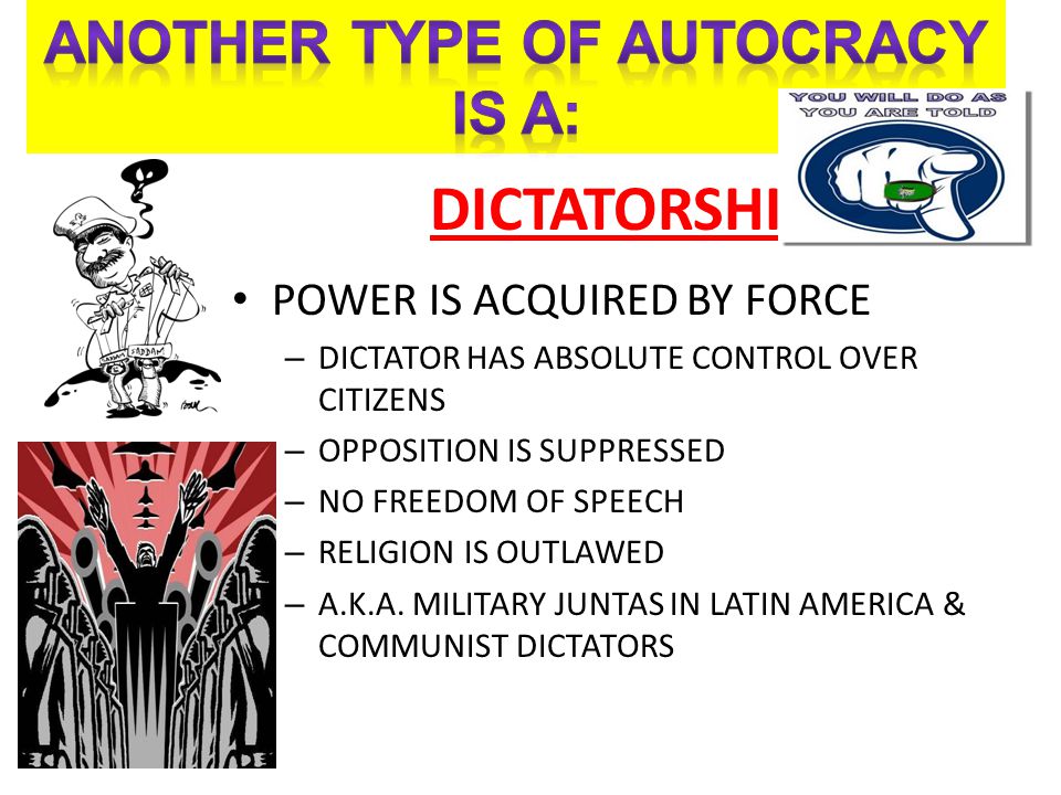 ANOTHER TYPE OF AUTOCRACY