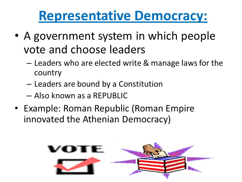 Representative Democracy: