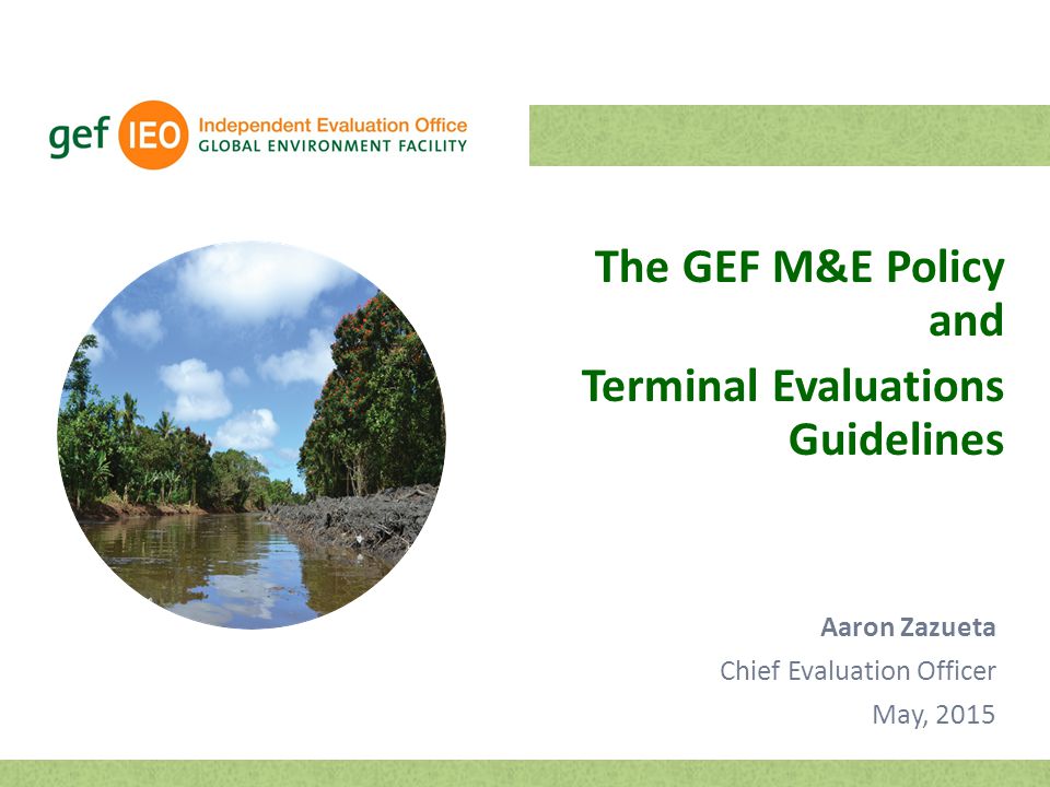 Terminal Evaluations Guidelines